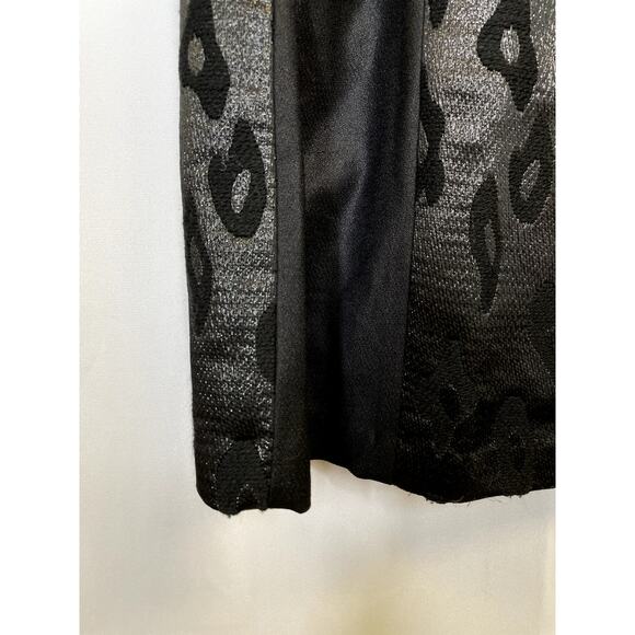 SEE BY CHLOE Strapless Luxe Bustier Wool Jacquard Mini Dress Black 8 $450 - Picture 5 of 11
